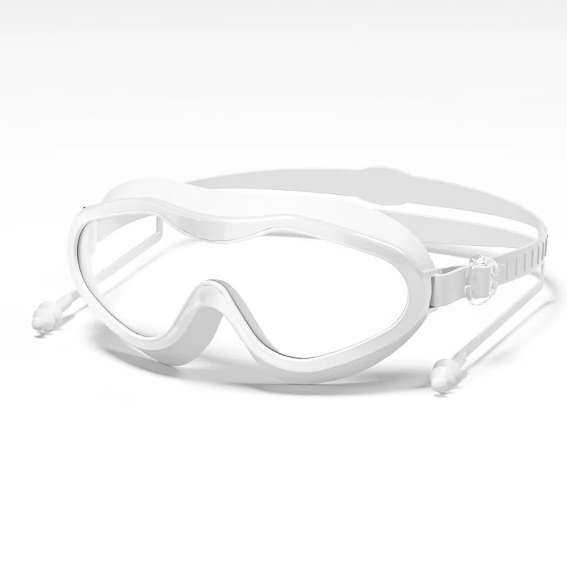 Swimming goggles with large frame, high-definition waterproof, anti fog, electroplated, anti UV, suitable for both men and women