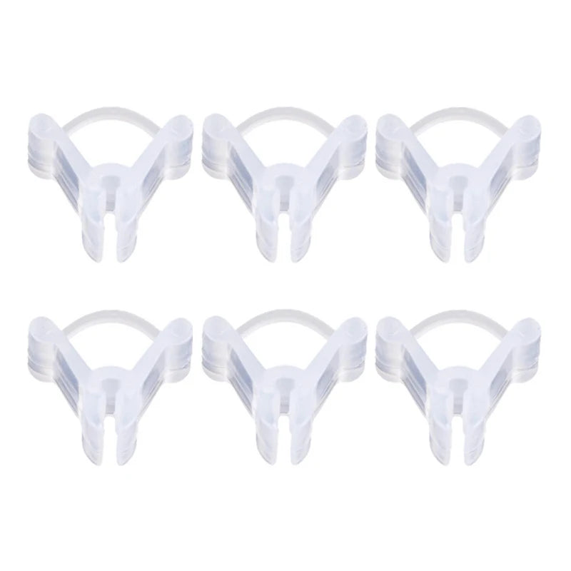 25-100PCS Plant Grafting Clip Plastic Gardening Tool For Cucumber Eggplant Watermelon, Round Mouth Flat Mouth Anti-fall Clamp