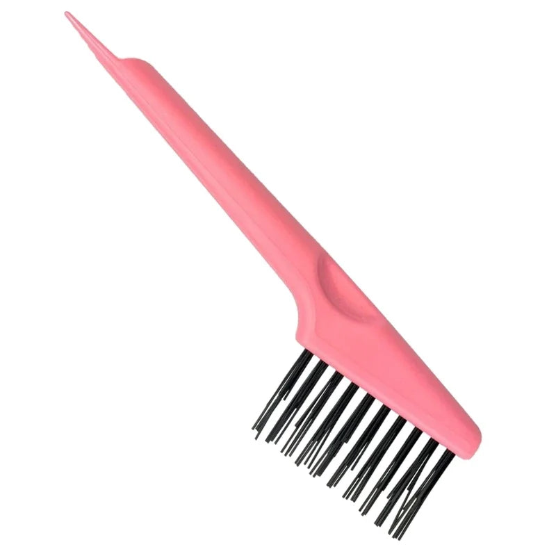 1Pc Comb Hair Brush Cleaner Remover Handle Embeded Hook Cleanup Removing Hair Dust Tool 2-in-1 Hair Brush Cleaning Tool - KiwisLove