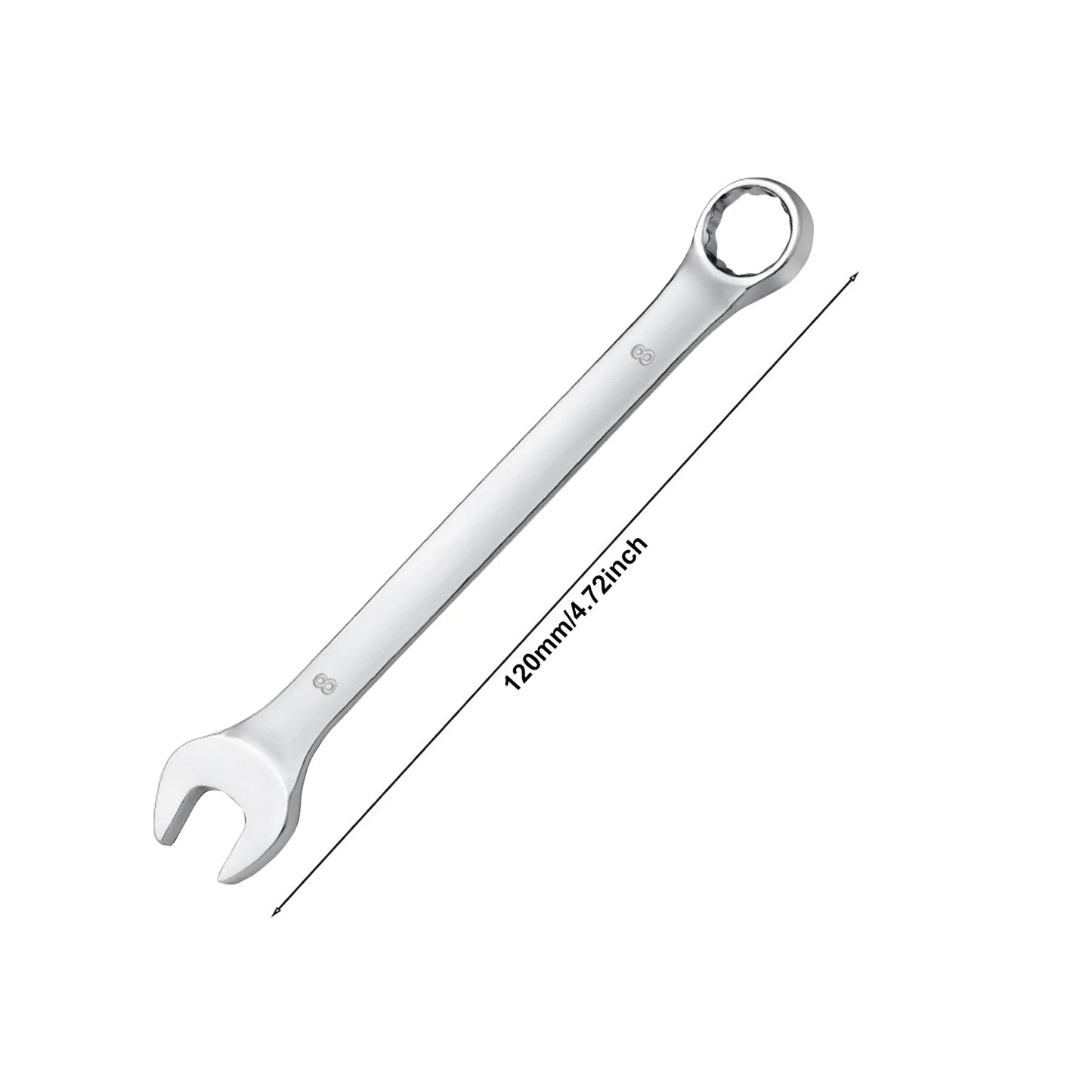 Dual-use plum blossom open end Ratchet wrench 7MM-24MM Combination spanners nut cutter combined Key Repair hand tools