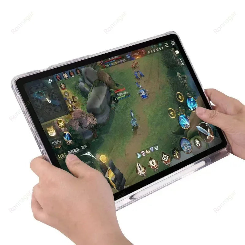Y-Fold Smart Case for Samsung Galaxy Tab S11 11 inch 2025 S10lite Funda Case 5G SM-X730/X736 S10 S9 S7 FE S8 plus 12.4'' 13.1''