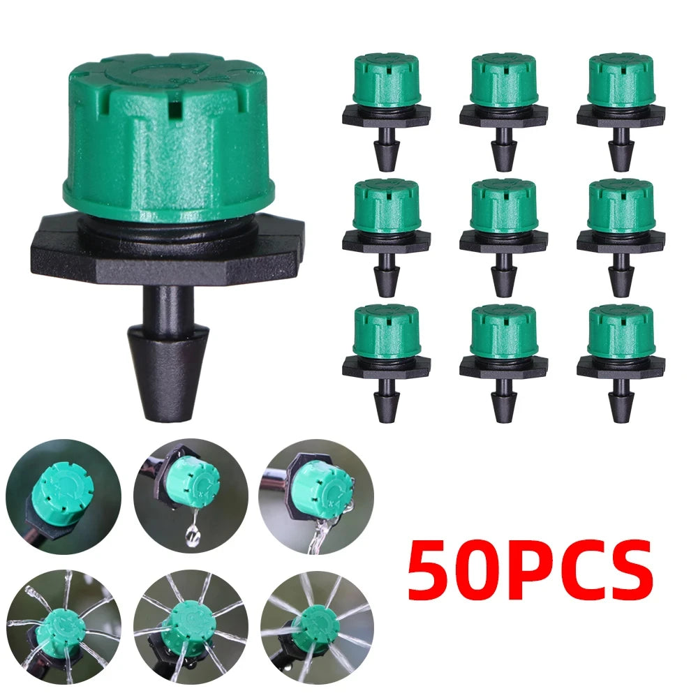 5-50m  Garden Watering Timer Green Drip Irrigation System Adjustable Sprinklers Phone Remote Controller