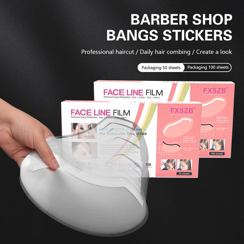 50/100 PCS Disposable Shield Safety Face Shield Microblading Protective Shower Eye Shields Masks for Hairspray Salon Supplies