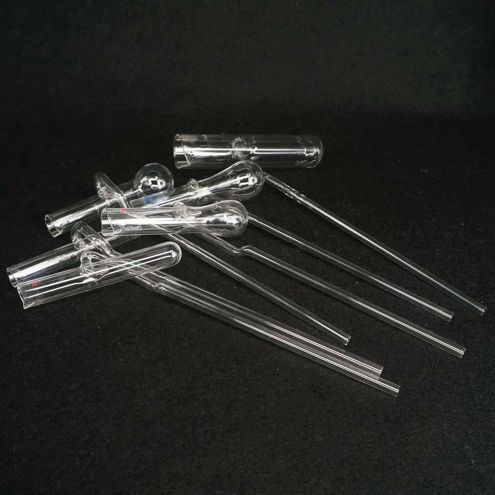 5/10/15/20/25/30/40/50ml Glass Borosilicate Automatic Filling Tube Liquid Test Tube With Spout Lab - KiwisLove