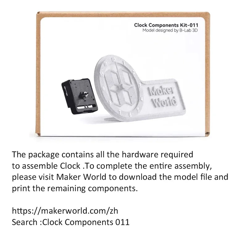 Bambu Lab 3D Printing DIY bamboo Bluetooth mouse kit 002 LED Lamp Wireless DIY Model Toy Gun Clock Components 3D Printer Parts - KiwisLove