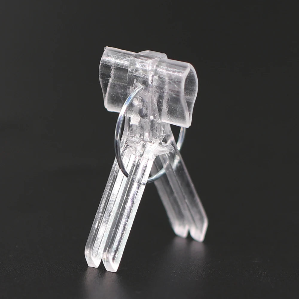 30/50PCS 15x30MM Grafting Clips Tomoto Eggplant Vegetables Grafted Clamp Garden Plants Seedling Tools Transparent Plastic Joint
