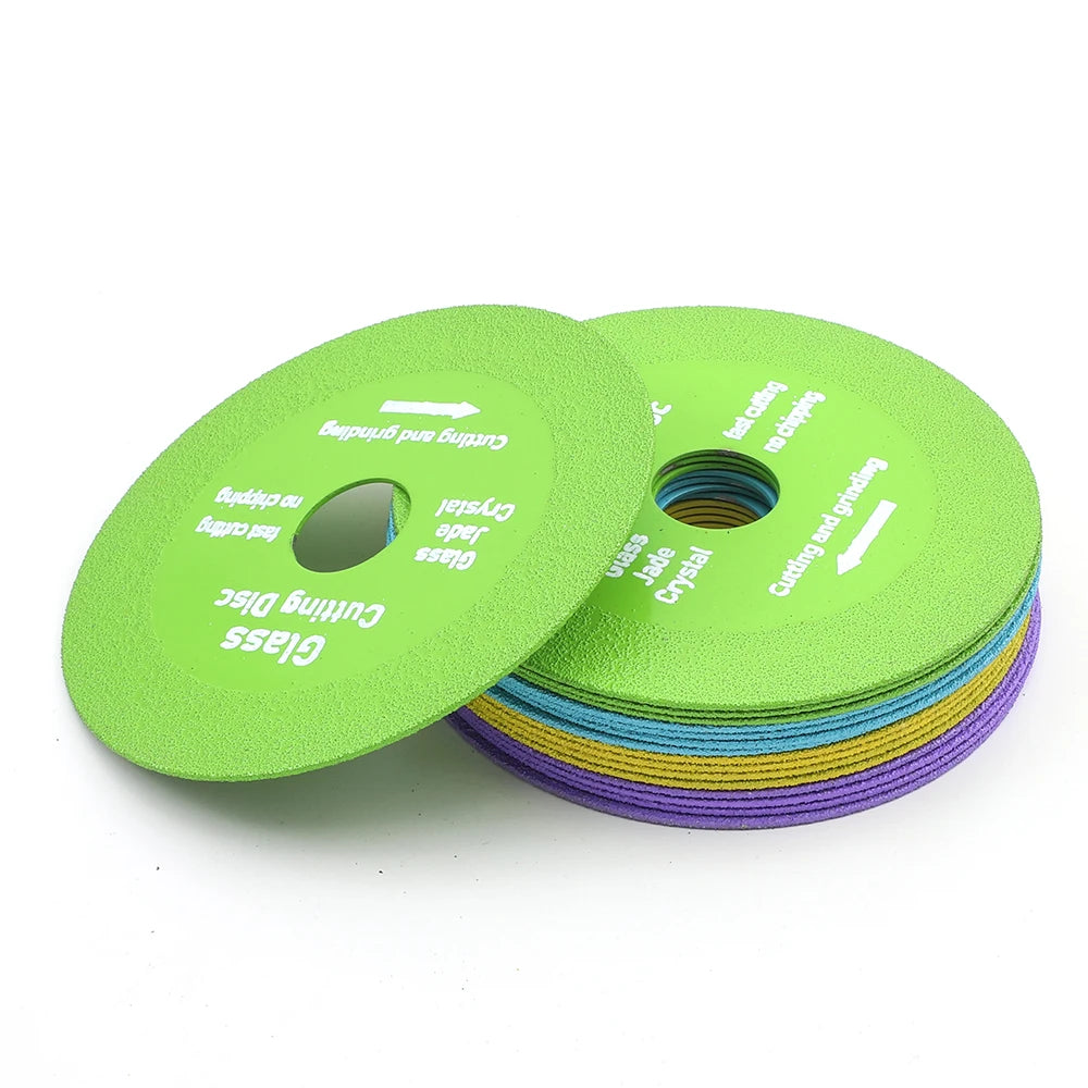 NINDEJIN 1pc Glass Cutting Disc 100mm 115mm 125mm Diamond Glass Cutting Blade Ceramic Tile Marble Polishing Grinding Saw Blade - KiwisLove