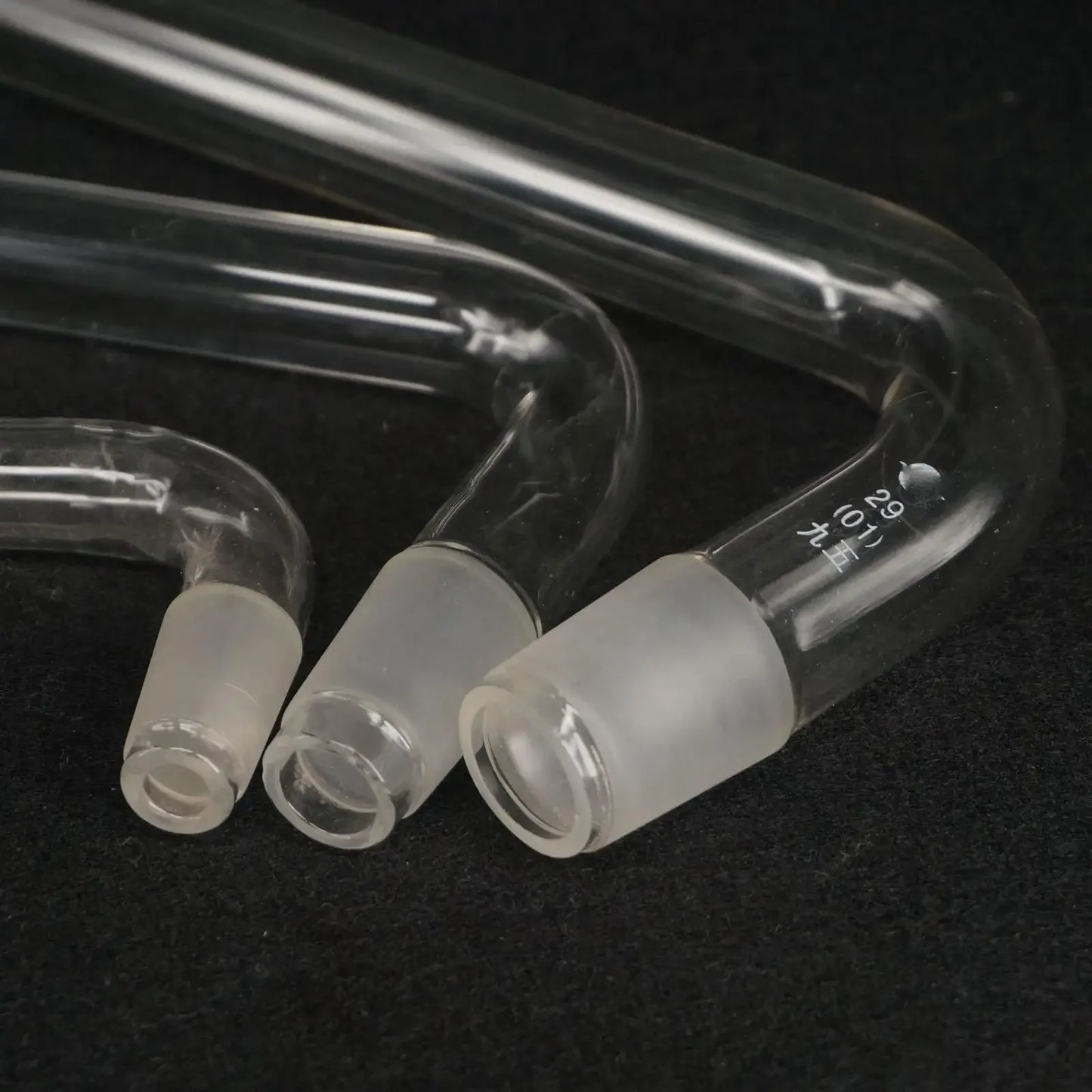19/26 24/29 29/32 Joint 105 to 75 Degree Lab Borosilicate Glass Distillation Adapter Bend Tube - KiwisLove