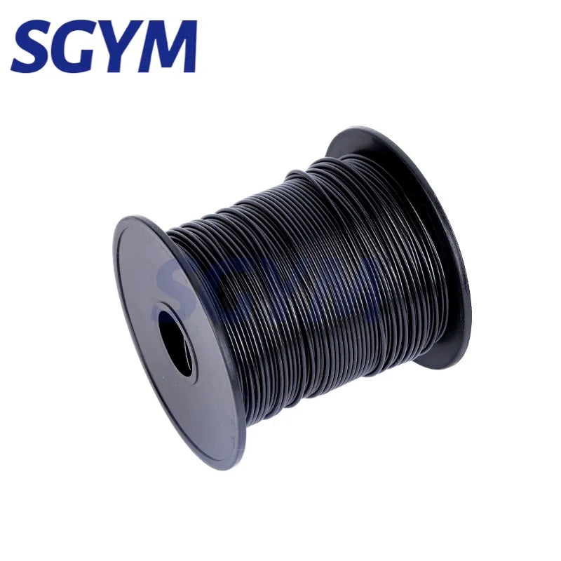 Black PVC Coated 10/20/50/100Meter Steel Flexible Wire Rope soft Cable  304 Stainless Steel Clothesline Diameter 1/1.5/2/3/4/5mm