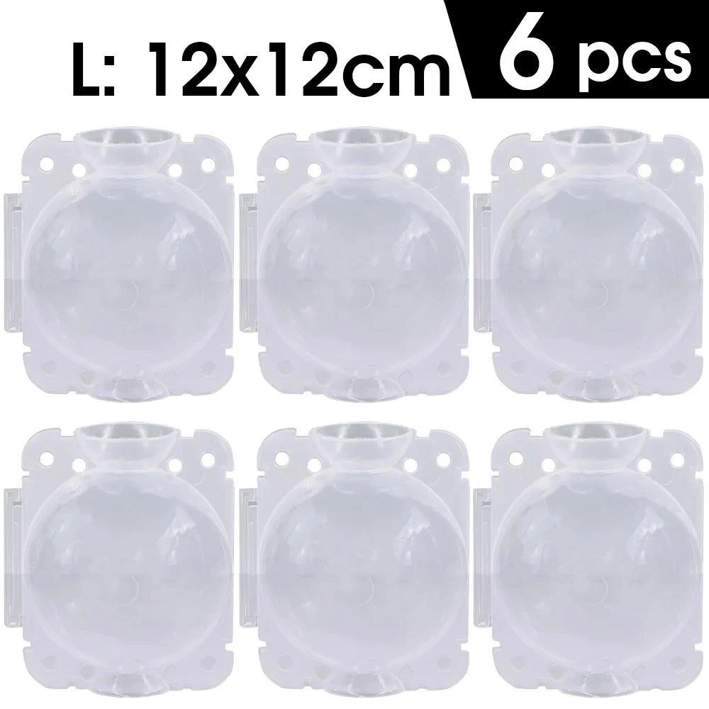 6pcs Strong Plastic Tree Root Grow Box Grafting Tool Rooting Ball Reusable High Pressure Air Layering Tree Rooter Propagator