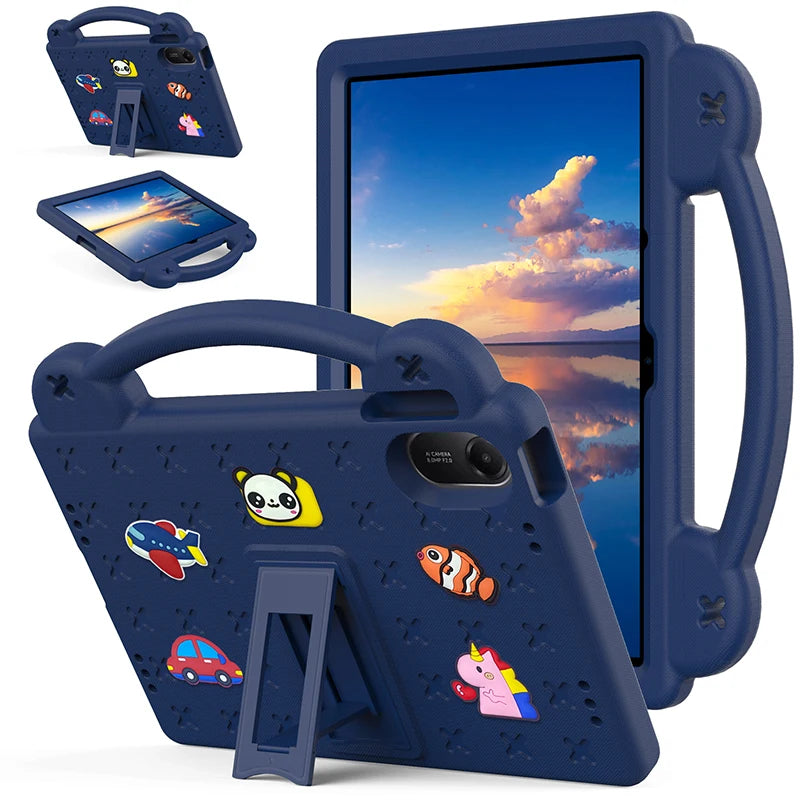 EVA Bear Case for Xiaomi Redmi Pad 2 2025 11inch Tablet Case Kids Friendly Shockproof Stand Protective Case for Redmi Pad 2 11"