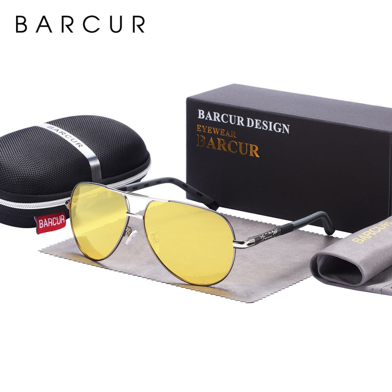 BARCUR Men sunglasses Polarized UV400 Protection Driving Sun Glasses Women Male Oculos de sol - KiwisLove