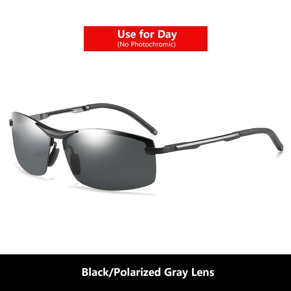 Day Night Vision Sunglasses Men Goggles Glasses Anti-glare UV400 Driving Outdoor Photochromic Yellow Len Polarized Eyewear 557 - KiwisLove