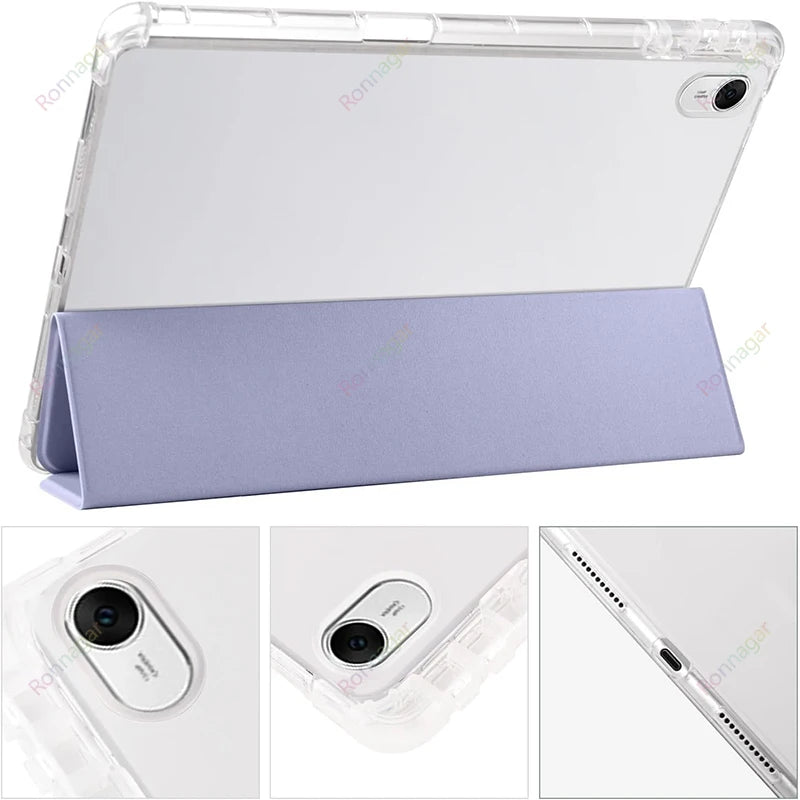 With Pencil Holder Case for Huawei MatePad 11.5 S 2024 Smart Book Cover for MatePad 11.5 S 11.5S TGR-W09 W10 Tablet Stand Cover