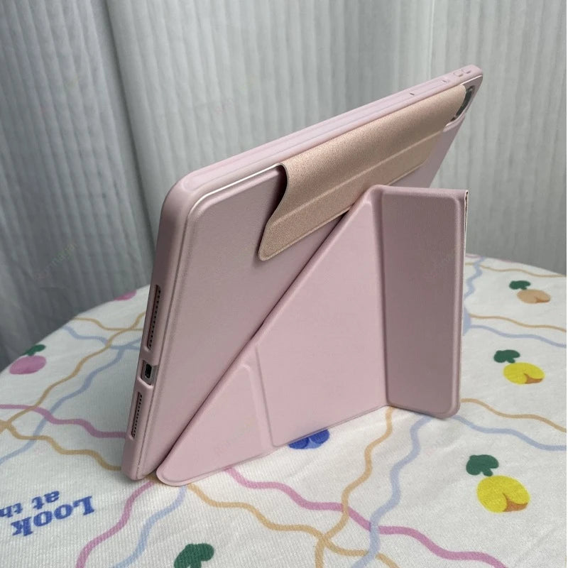 2025 New Y-Folding Case for IPad A16 11th 10th Gen for iPad Air11 13'' Pro11 M4 9th 8th 10.2'' Air4 5 10.9'' Tablet Funda Cover