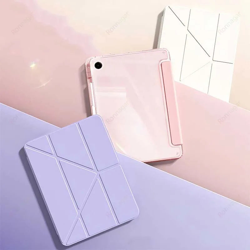 Y-Folding Cases for Galaxy Tab S6 Lite 10.4 inch Case 2024/2022/2020 Magnet Stand Galaxy S6Lite SM-P625/P620/P619/P615/P613/P610