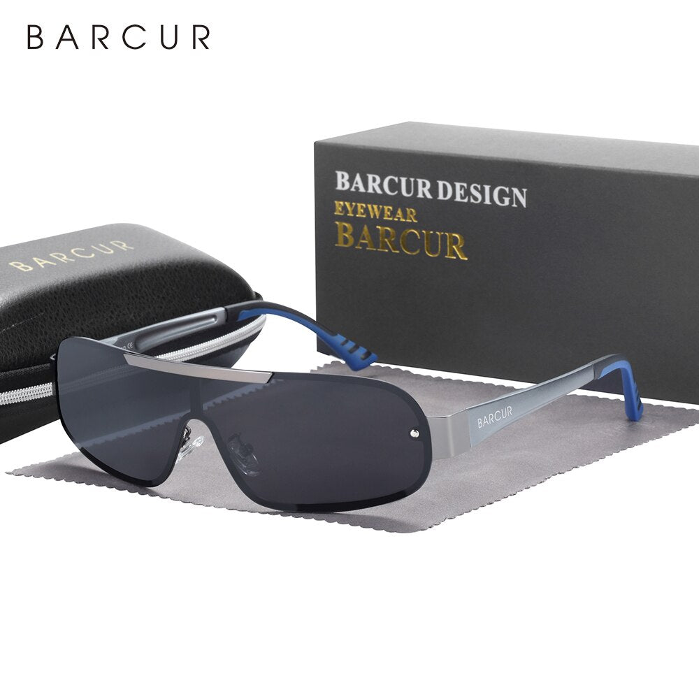 BARCUR Sports Sunglasses for Men Driving Narrow Polarized Sun Glass Women Gafas De Sol Shades - KiwisLove