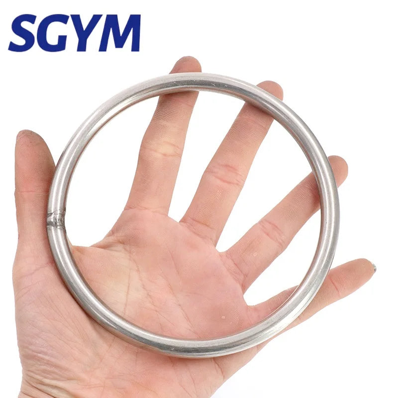Strong 304 Stainless Steel O Ring for Hand Yogo Strapping 100/120/200/250/300/400mm Diameter