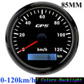 HD Car GPS Speedometer 7 Color Backlight Marine GPS 0-80MPH 0-120MPH KMH Speedo Meter With GPS Sensor For Motorcycle Car Boat - KiwisLove