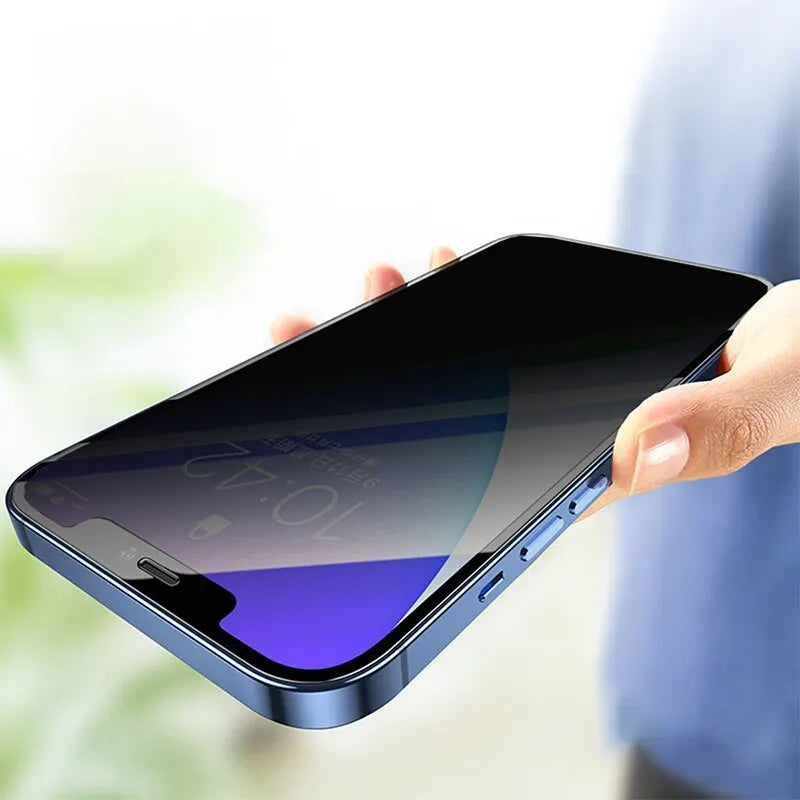 4PCS Privacy Screen Protector For iPhone 14 Pro Max 16 Pro Anti-Spy Glass For iPhone 13 15 12 11 Pro Max 13 Mini Tempered Glass - KiwisLove