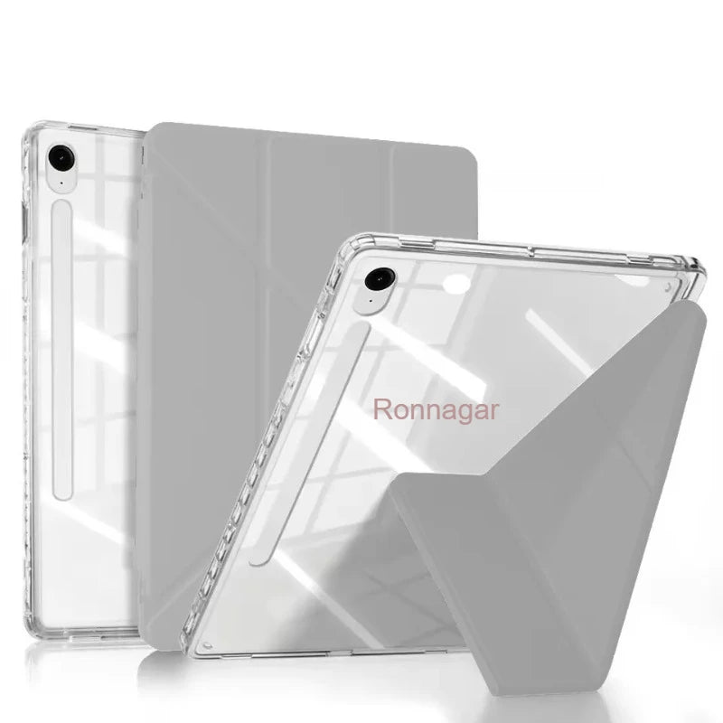 Y Fold Case for Samsung Galaxy Tab S10 FE+ Plus 13.1 inch 2025 SM-X620/X626 S7 S8 S9 11'' S10 FE 10.9'' S7+ S8+ S9+ 12.4'' Case