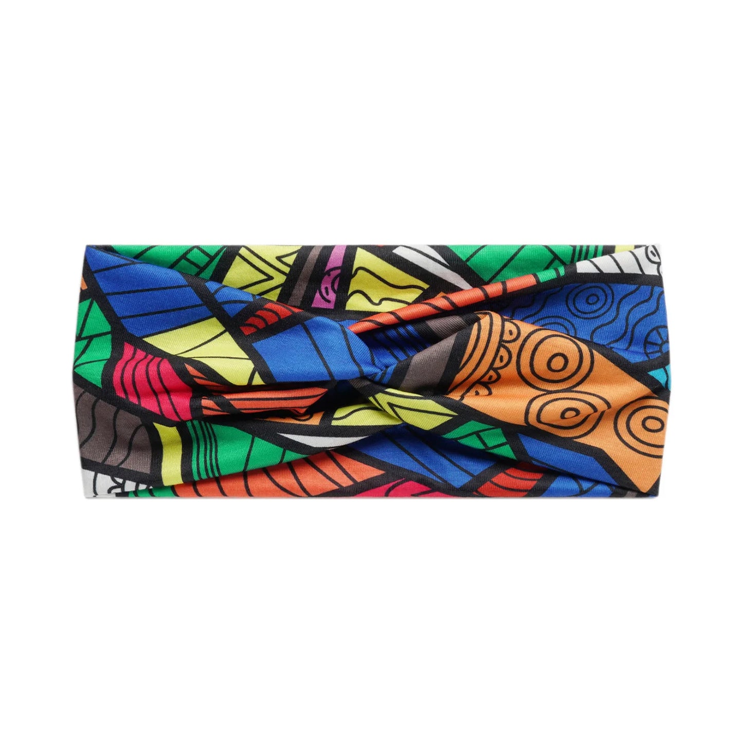 Fashion Bohemian Hair Bands Print Women Girls Headbands Vintage Cross Turban Bandage Bandanas HairBands Hair Accessories