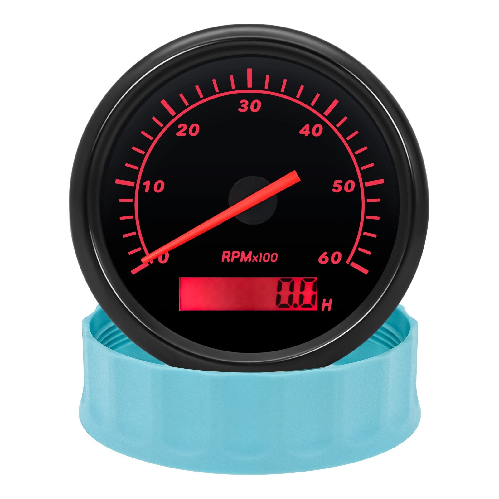 HD 6K Boat Tachometer Marine Tacho Meter Gauge LCD Hourmeter 12V/24V 6000 RPM 85mm Car Tachometer Toerenteller 12v Hour Meter - KiwisLove