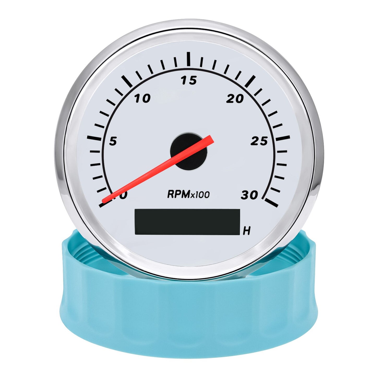 85mm Tacometro Toerenteller 3K/4K/6K/7K/8K Boat Tachometer Diesel Engine Tacho Gauge Hourmeter RPM Sensor Blue / White Shell - KiwisLove