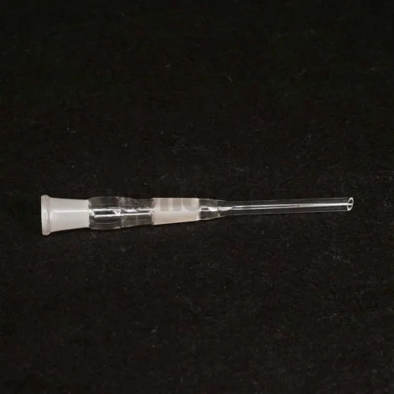 12/20 Female x 12/20 Male Joint Lab Glass Straight Receiver Quickfit Adapter - KiwisLove