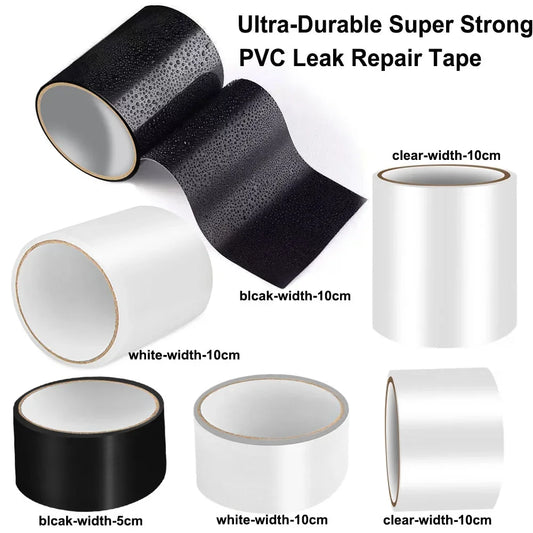 5/10cm PVC Leak Repair Tape Waterproof Pipe Patch for Cracks&Holes Butyl Glue Long Lasting Seal Emergency Leak Stopper Tool