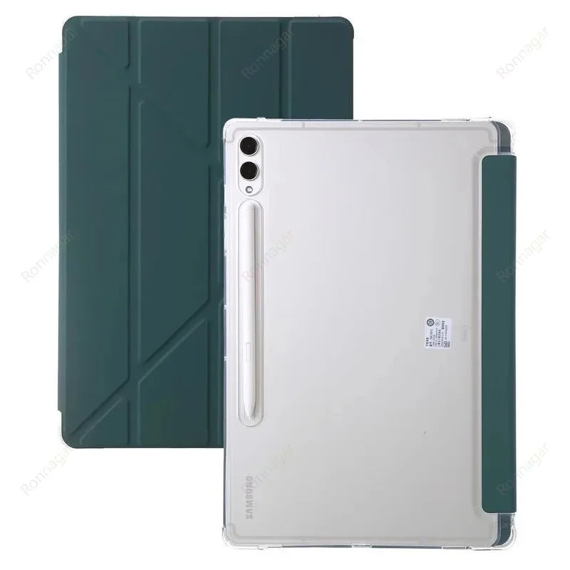 Magnetic Y-fold Case for Samsung Galaxy Tab S10 FE+ 131'' 10.9'' 2025 A11/S11/S10/S9/S8/S7Plus 12.4'' 11'' for Samsung S9+/S9 FE