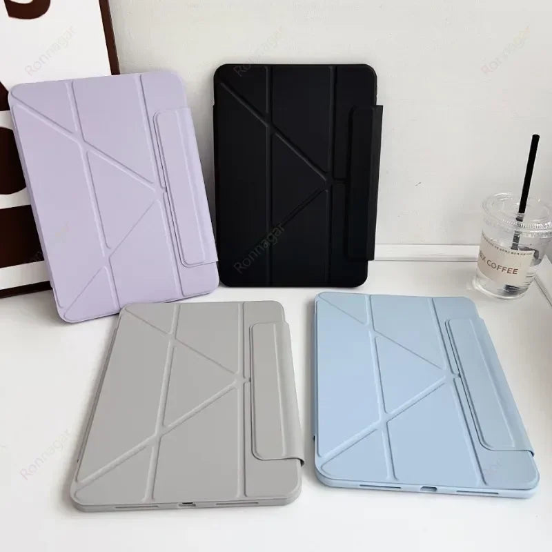 Removable Magnet Case for iPad A16 11th 2025 2024 iPad Air11 Air13 M3 M2 Pro11'' 12.9'' 13'' Air 4 5 10th 9th 10.9 10.2 9.7 10.5