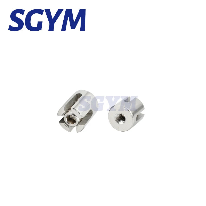 2PCS 316 Stainless Steel Wire Rope Trellis Systems Green Wall Cross Clip Rope Clamp 2mm/3mm/4mm/5mm/6mm