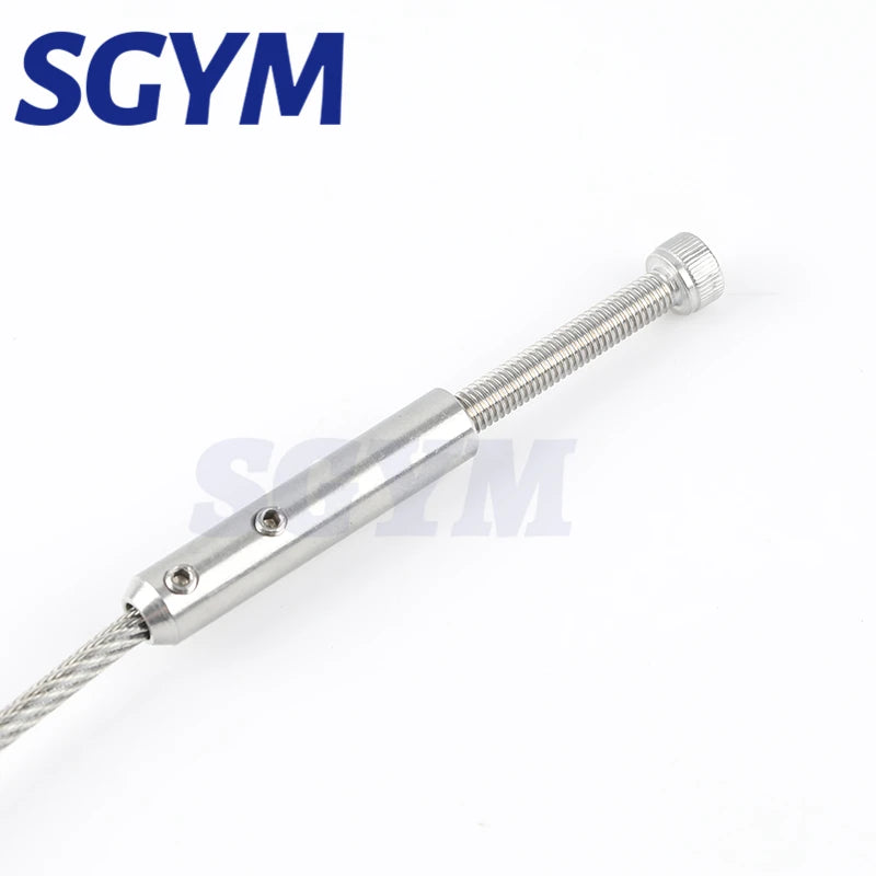 32pcs Wire Rope 4mm Handscrew Clamp Lock  Threaded Hexgonal Head Cable 5/32'' Tension End Fitting  for Stair Deck
