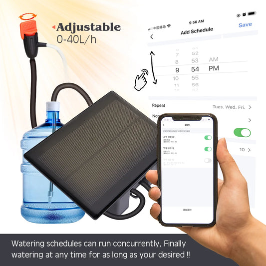 The New Wireless Smart Drip Irrigation System Remote Control Outdoor Watering is available for Garden Plants Watering. Irrigatio