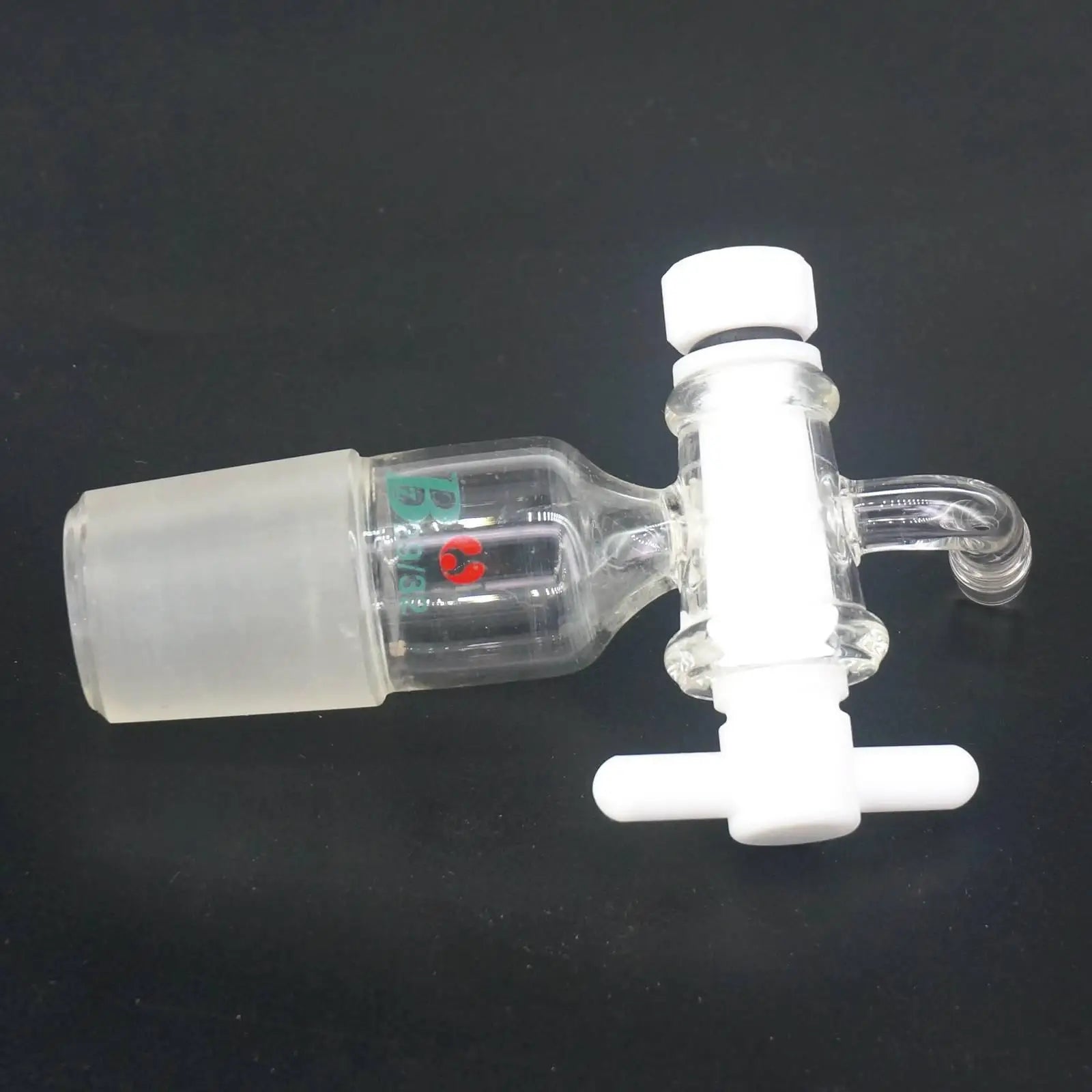 14/23 19/26 24/29 29/32 Joint Lab 90 Degree Adapter With PTFE Stopcock Ware - KiwisLove