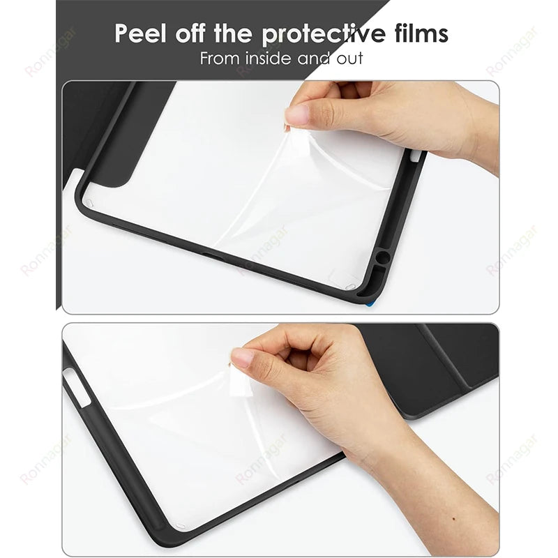 Smart Case for iPad Air 11 inch M2 M3 2025 2024 A16 11th Air 5th 4th Gen Pro11 13 M4 M2 Air 13 M2 M3 iPad 10th 9th 8 7 10.2 10.5 - KiwisLove