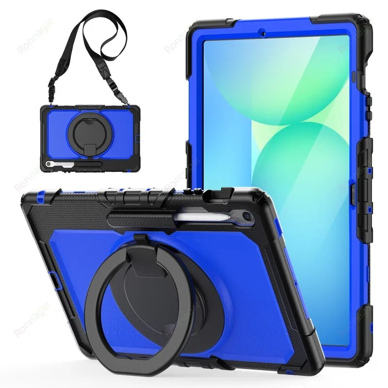 Compatible with Samsung Galaxy Tab S10 FE+ 13.1 inch SM-X620/X626B Case Heavy Armor Shockproof Drop Funda S10 fe + 13.1" Cover