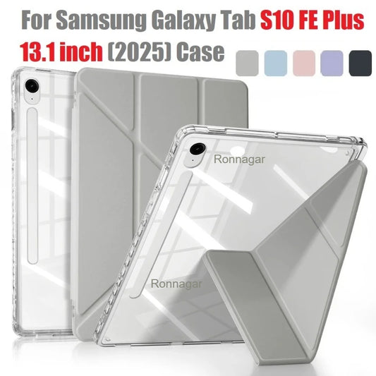 Y Fold Case for Samsung Galaxy Tab S10 FE+ Plus 13.1 inch 2025 SM-X620/X626 S7 S8 S9 11'' S10 FE 10.9'' S7+ S8+ S9+ 12.4'' Case
