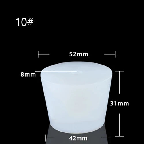 1Pcs Silicone Fermenter Cover Plug Stopper 8mm Hole Airlock Valve Brew Wine Rubber Fermenting Lids Fermenting Supplies