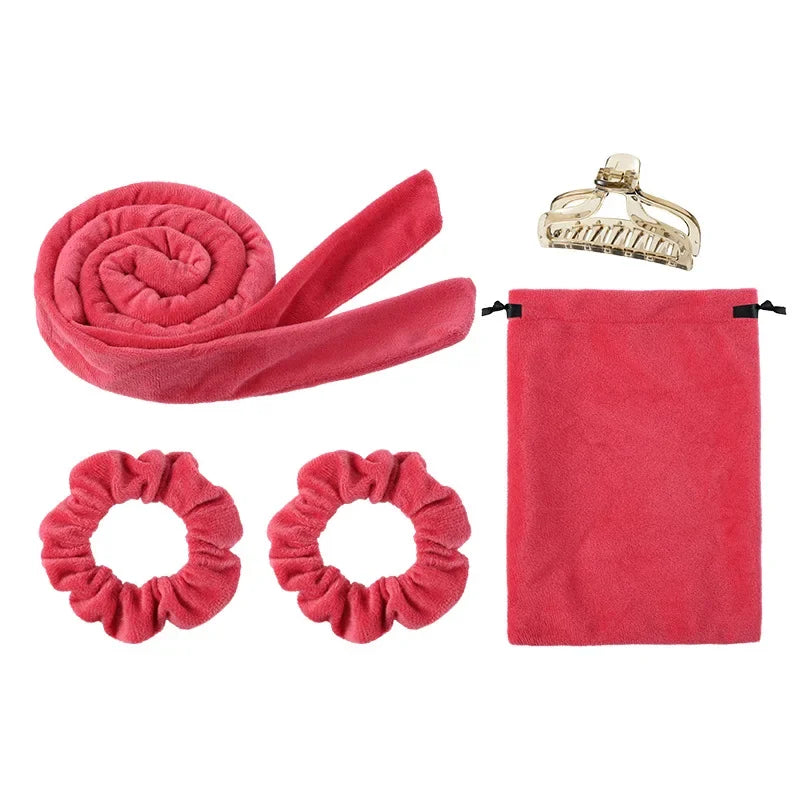 Wuwulk Heatless Curling Rod Headband No Heat Hair Curlers Silk Curls Lazy Hair Rollers Sleeping Soft Headband Hair Styling Tools - KiwisLove