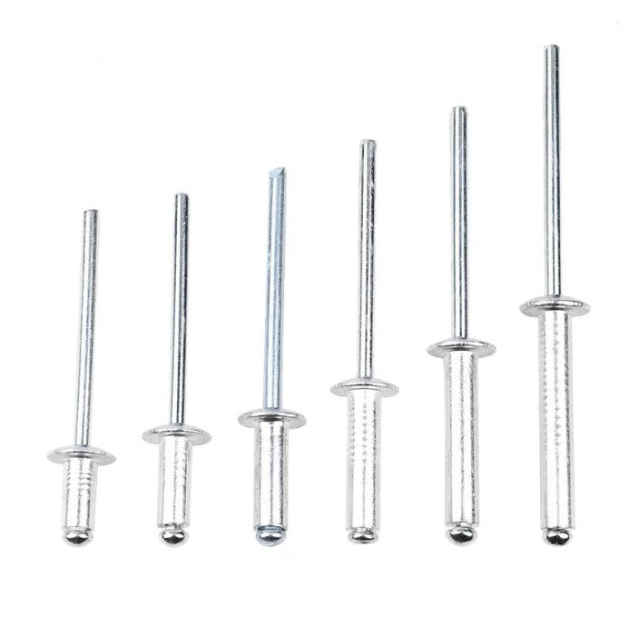 10-50pcs Aluminium Blind Rivets M2.4 M3 M3.2 M4 M4.8 M5 M6 Dome Head Pop Rivets for Aluminium Sheet Steel Mandrel Exhaust Rivets