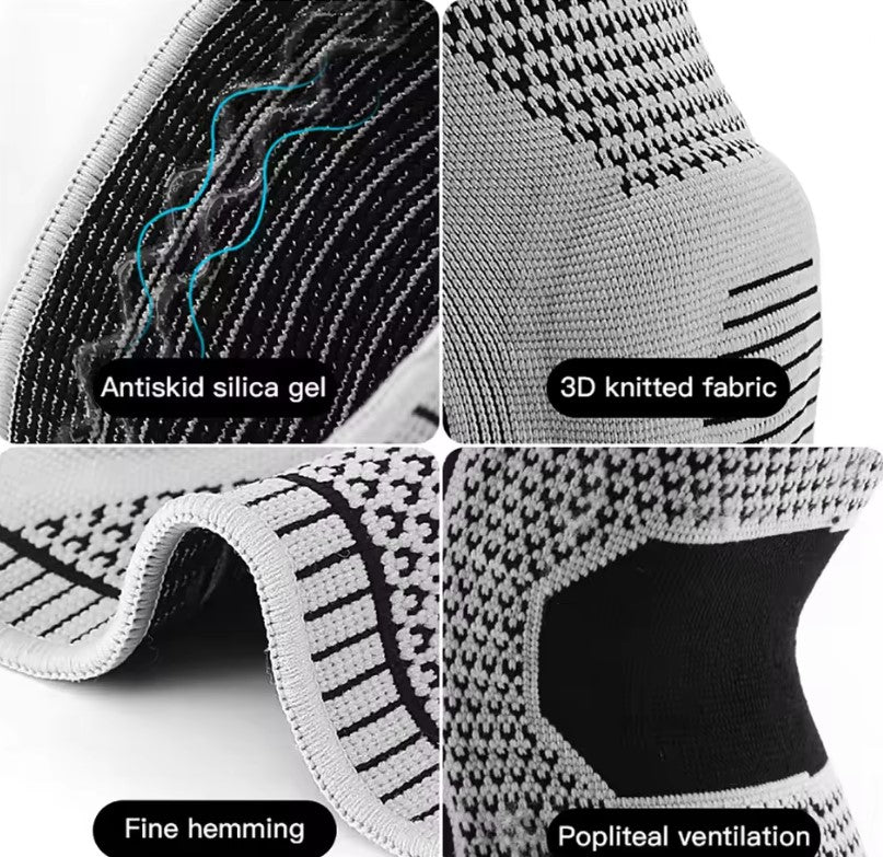 Knee Brace for Arthritis Knee Pad Silicone Spring Compression Sleeve