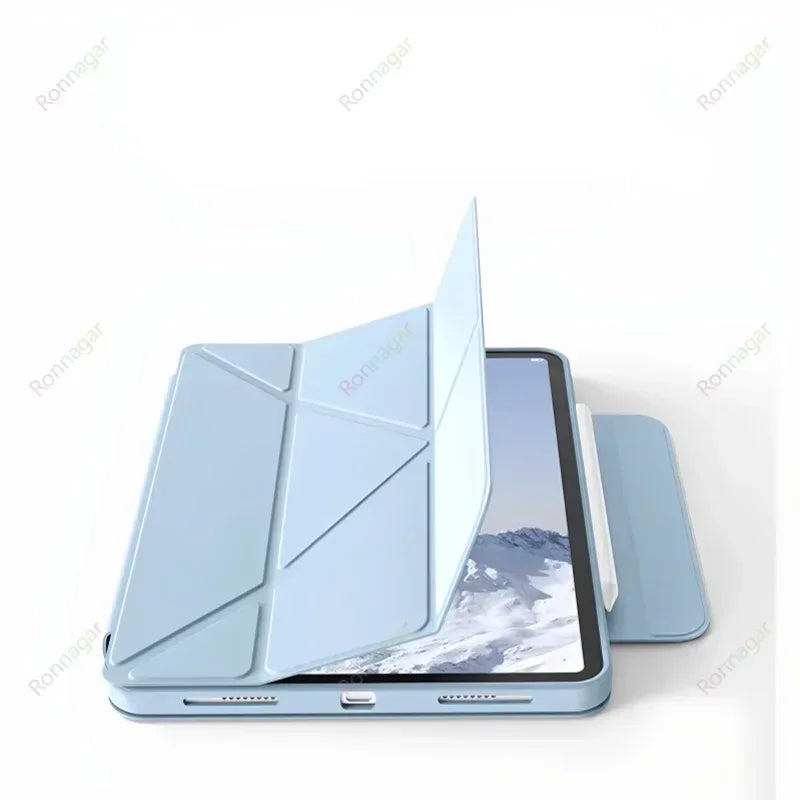 Y-Folding Case For Lenovo Xiaoxin Pad Pro GT 11.1inch 2025 PU Leaher Flip Funda for Xiaoxin Pad Pro GT 11.1'' TB710FU Stand Case