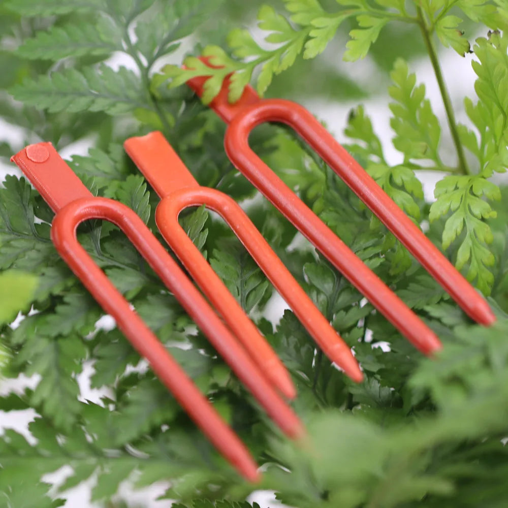 50PCS Greenhouses Strawberry Planting Fixing Clips Climbing Support Garden Stem Fork Watermelon Fastening Fixture Clamp Vine Hol