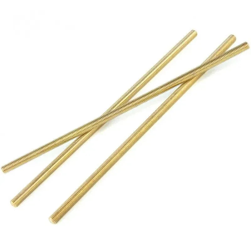 1pcs Brass Thread Rod M2 M2.5 M3 M4 M5 M6 M8 M10 M12 M14 M16x250/500MM Brass Metric Bolt Full Thread Shaft Rod Bar Stud