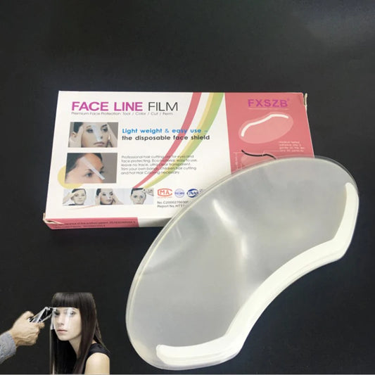 50pcs Disposable Hairdressing Eye Mask Transparent Eye Shield Kit Dye Perm Face Cover Bangs Protection Guard Mask - KiwisLove