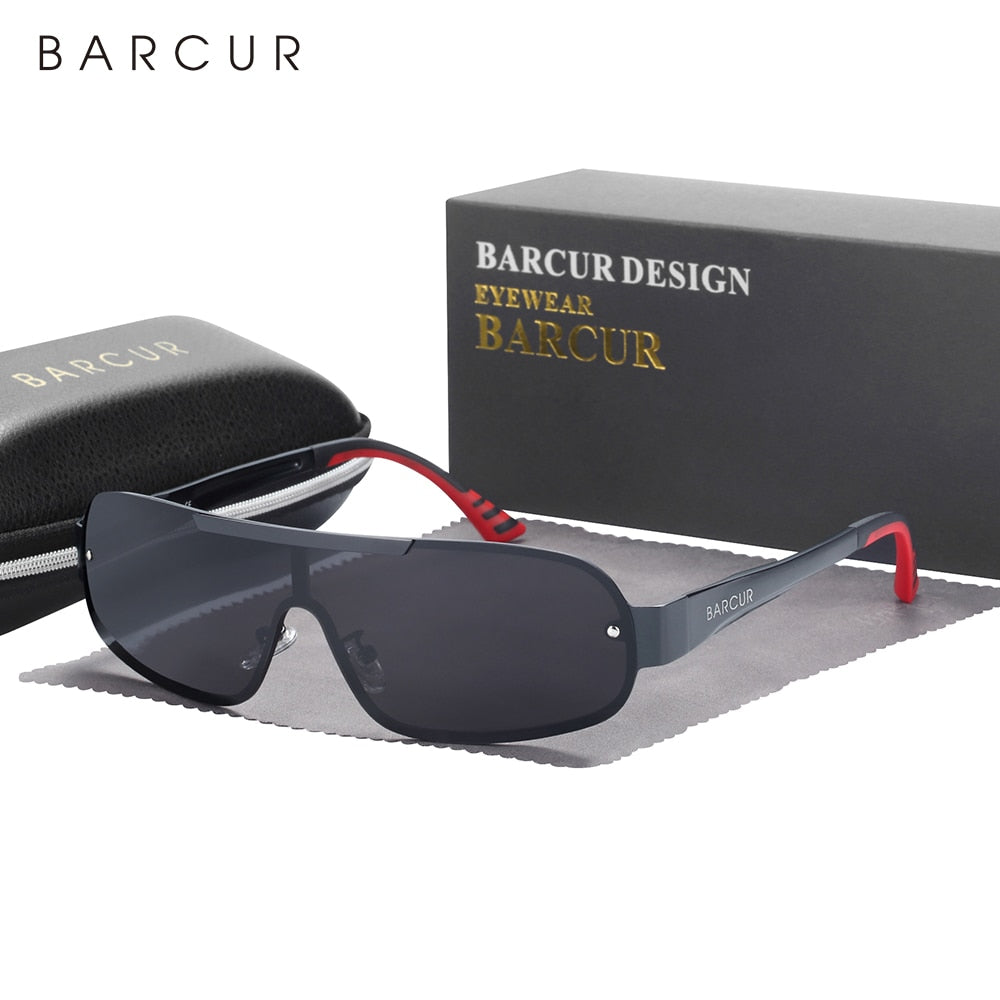 BARCUR Sports Sunglasses for Men Driving Narrow Polarized Sun Glass Women Gafas De Sol Shades - KiwisLove