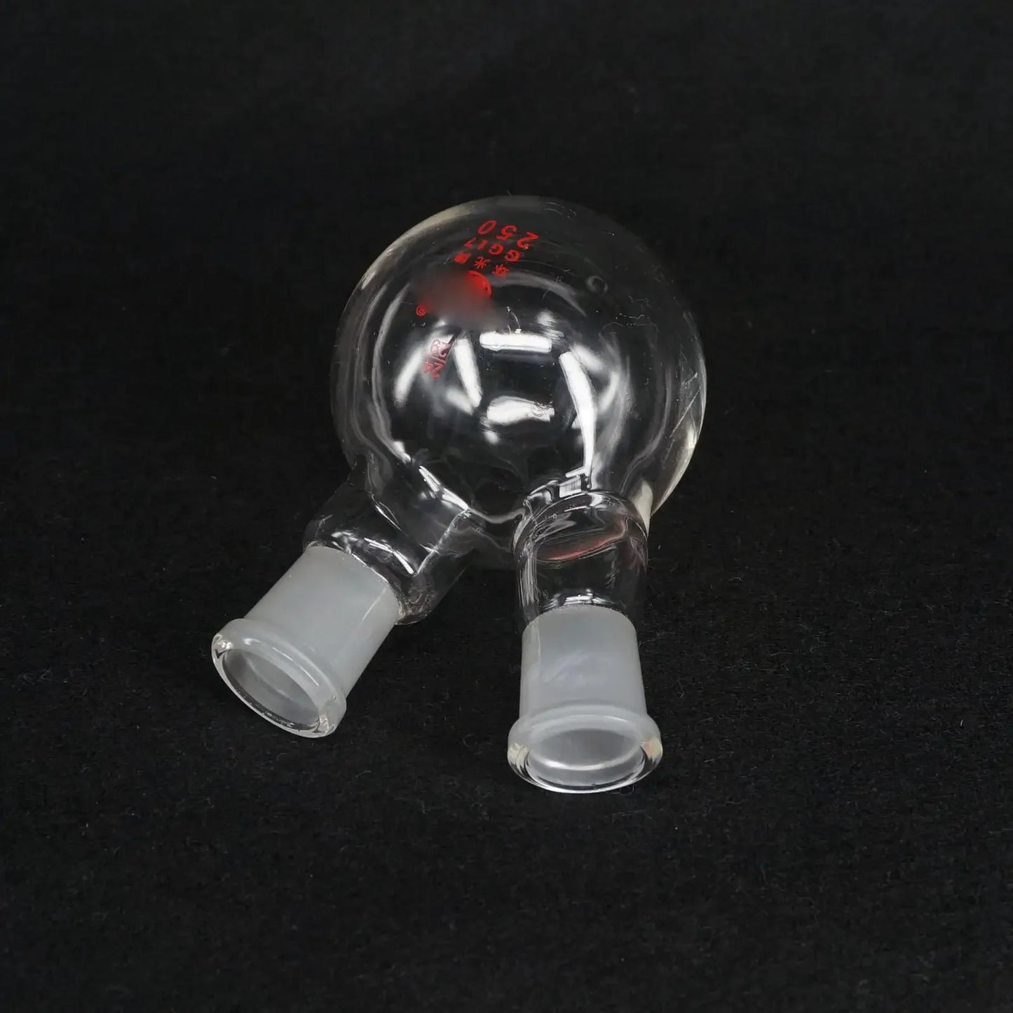 250ml 24/24# Central/Branch Joint 2-neck Round Bottom Lab Glass Boiling Flask - KiwisLove