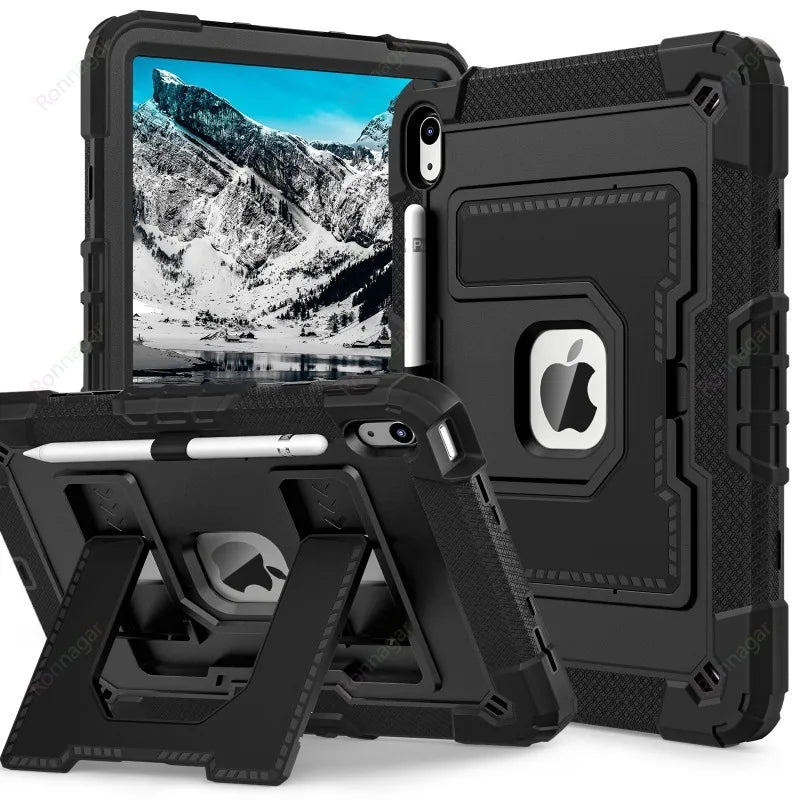 Kids Friendly Case for iPad A16 11th Gen 2025 iPad Air11 M2 M3 Air4 510.9 10th 9th 8 7 10.2 mini 6 7 Heavy Duty Protective Case